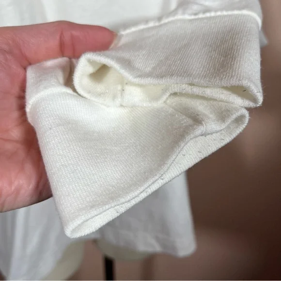 Vintage 1980 Icing Oversized Cream Gold Crown Embellished mock neck sweater - Picture 8 of 17